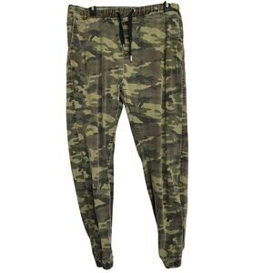 switch Remarkabl Jogger Pants Mens Size S Green Camo Camouflage Drawstring